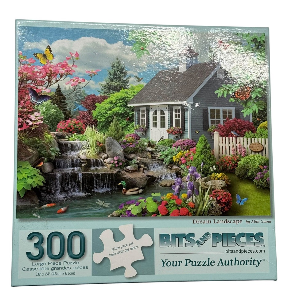 Bits And Pieces 300 Piece Puzzle Dream Landscape Giana Large Pieces Complete